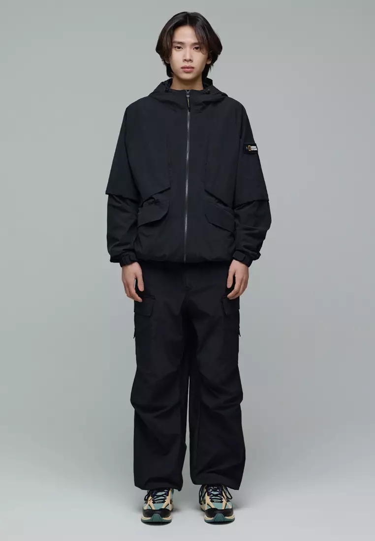 Men's NRN Pocket Hooded Utility Jacket