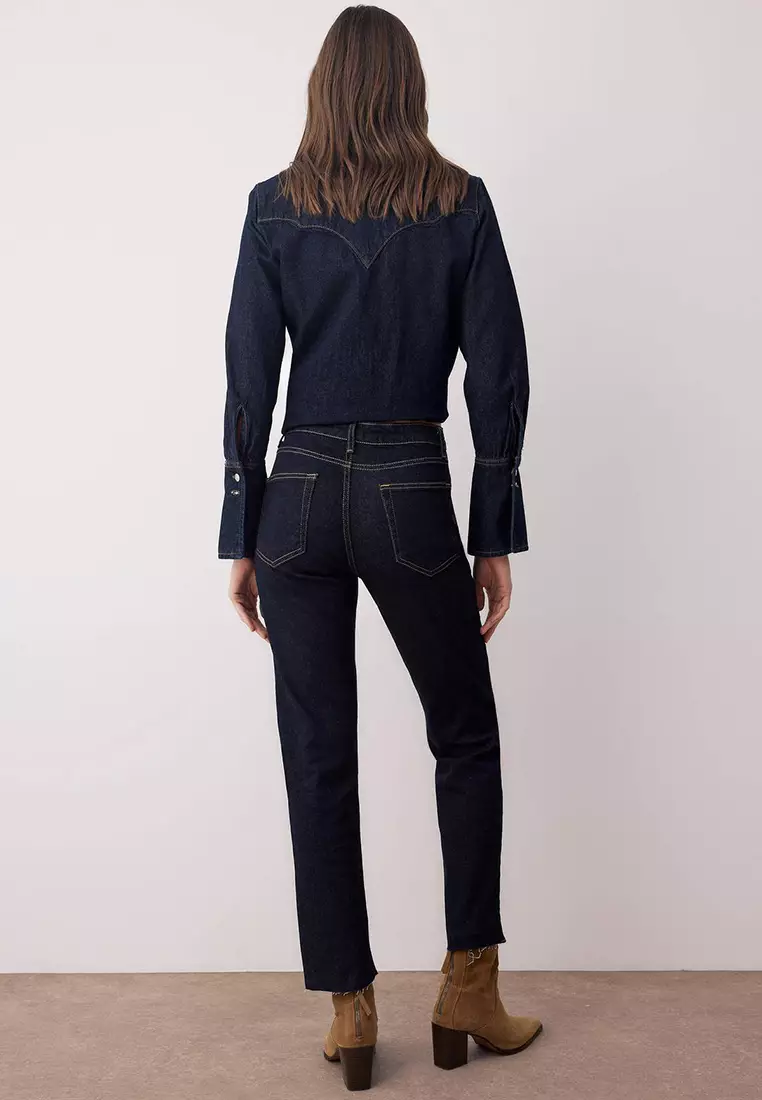 High Waist Comfort Stretch New Mom Jeans