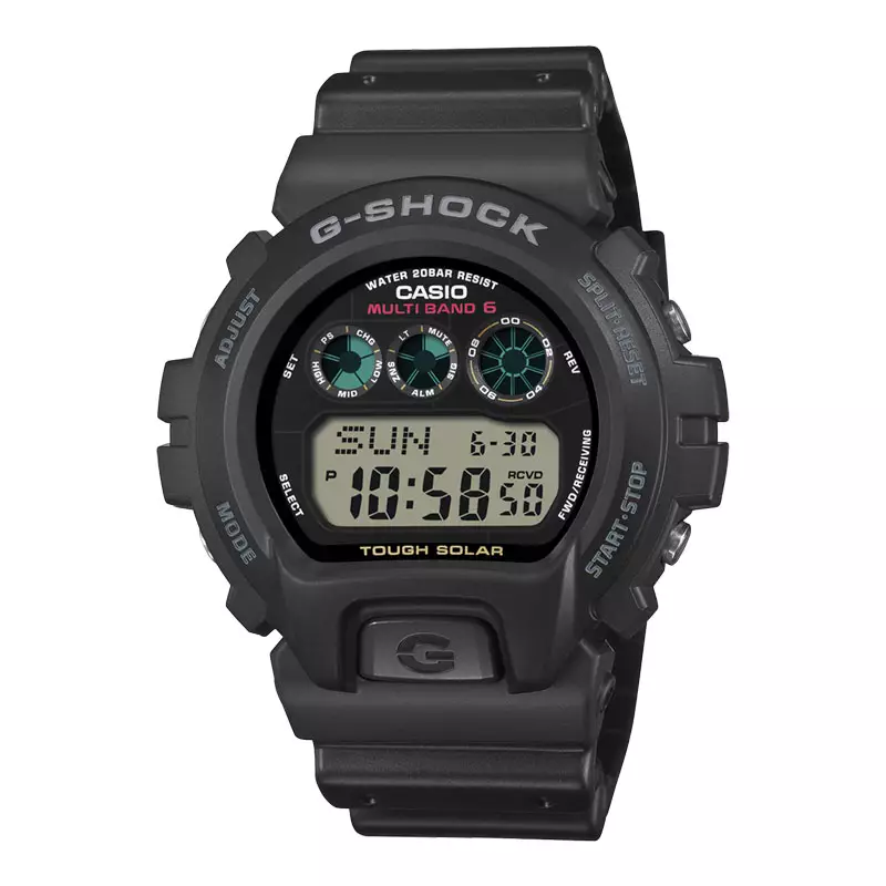 Jam Tangan Pria Casio G-Shock Basic GW-6900U-1JF Tough Solar Black Digital Dial Black Resin Strap (JDM)