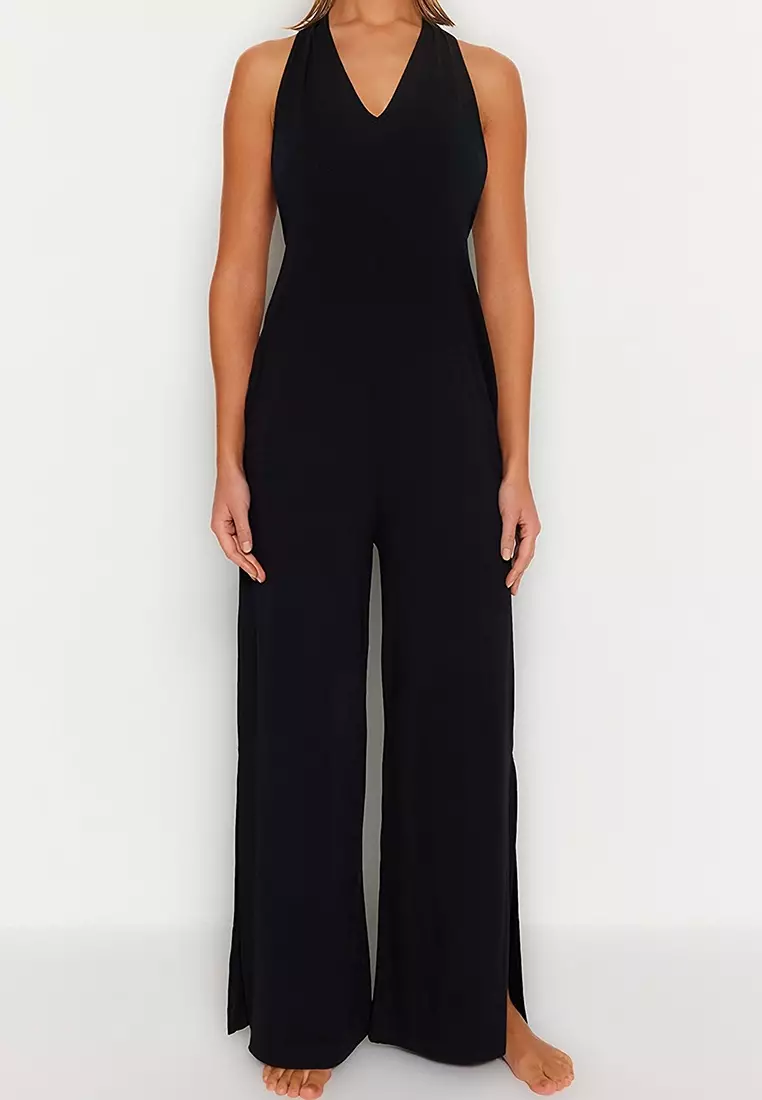 Trendyol Knitted Backless Jumpsuit 2024, Buy Trendyol Online