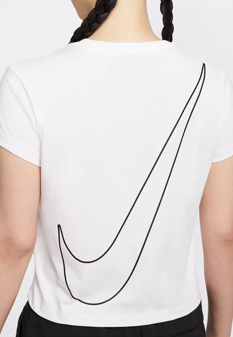 ★ Nike★ Sportswear Club Short Sleeve T-Shirt W White HQ17 Nike Sportswear Club Men's Short Sleeve T-Shirt - Birch Heather