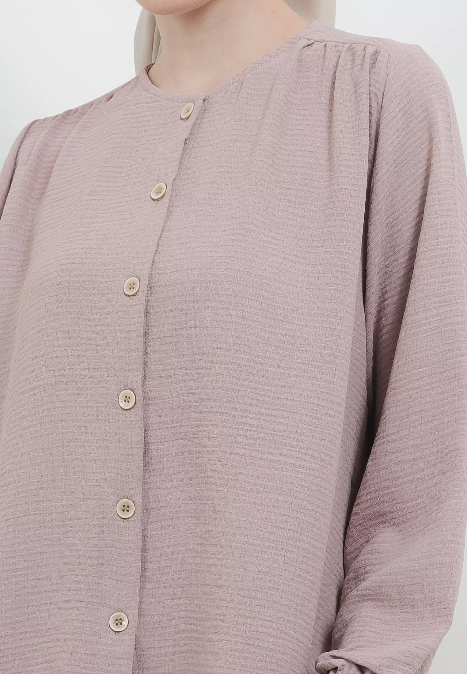 MFMW Minaya Atasan Blouse Taupe