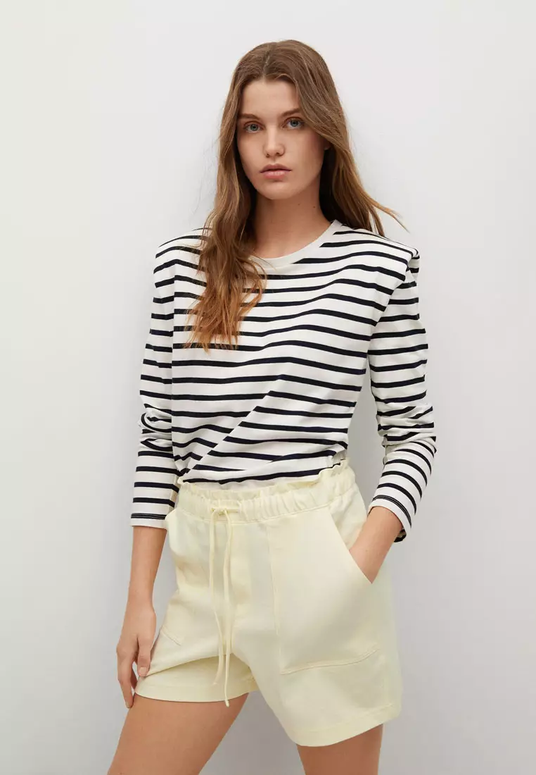 Pockets Cotton Shorts