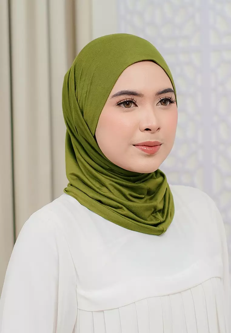 HIJAB INSTAN LUMA - OLIVE