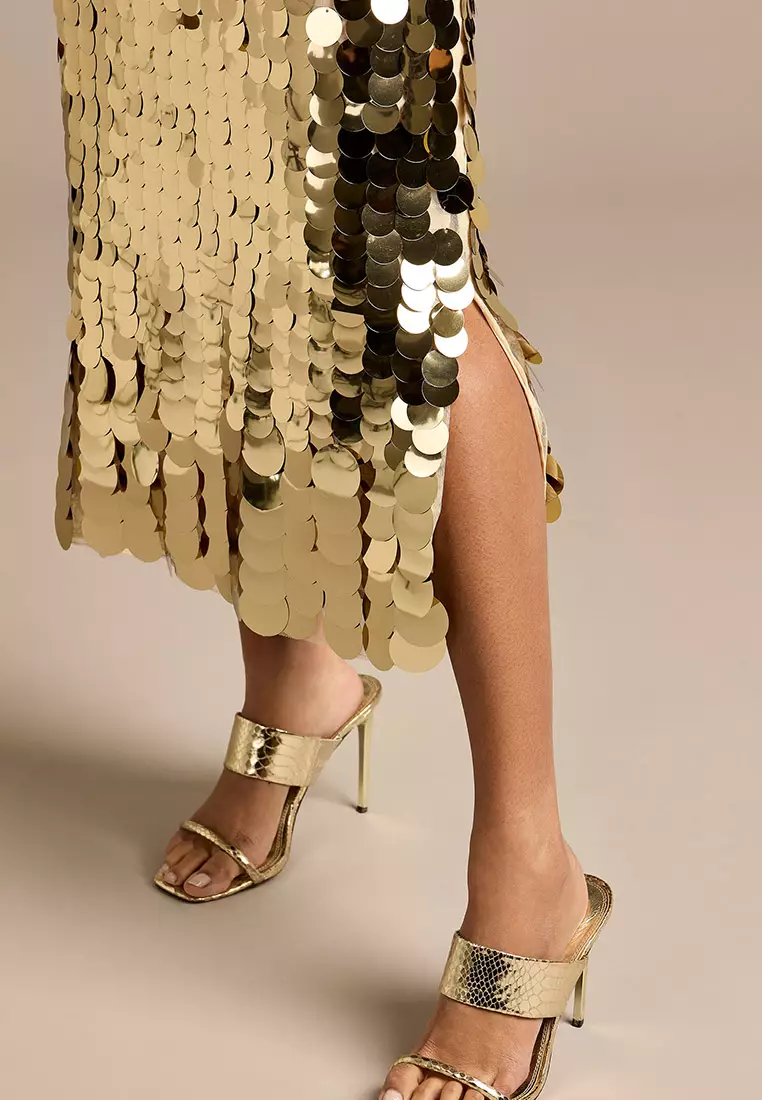 Eloise Gold Sequin Skirt