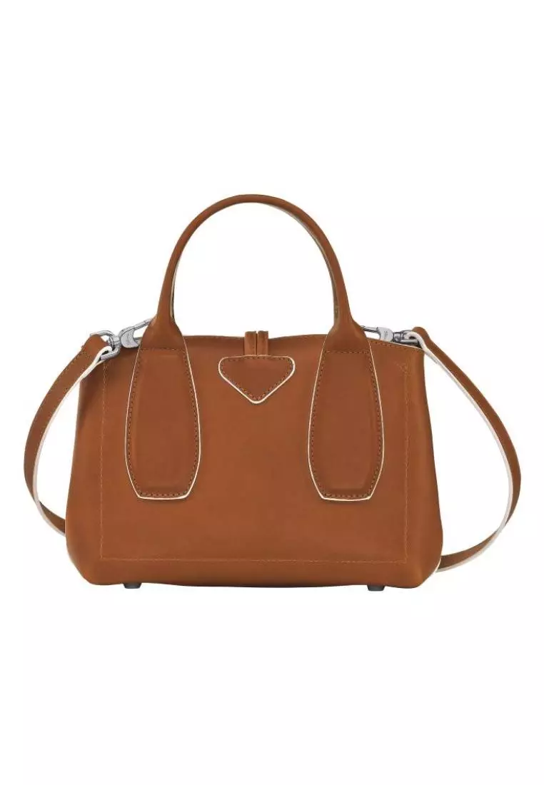 Longchamp Roseau S Handbag Leather Cognac