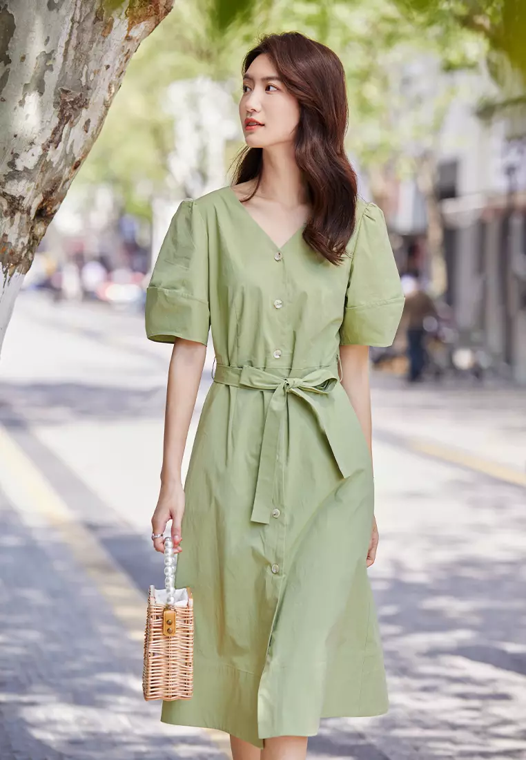 Vestidos Algodon Mujer Verano Vestido Midi Junmae De Showpo