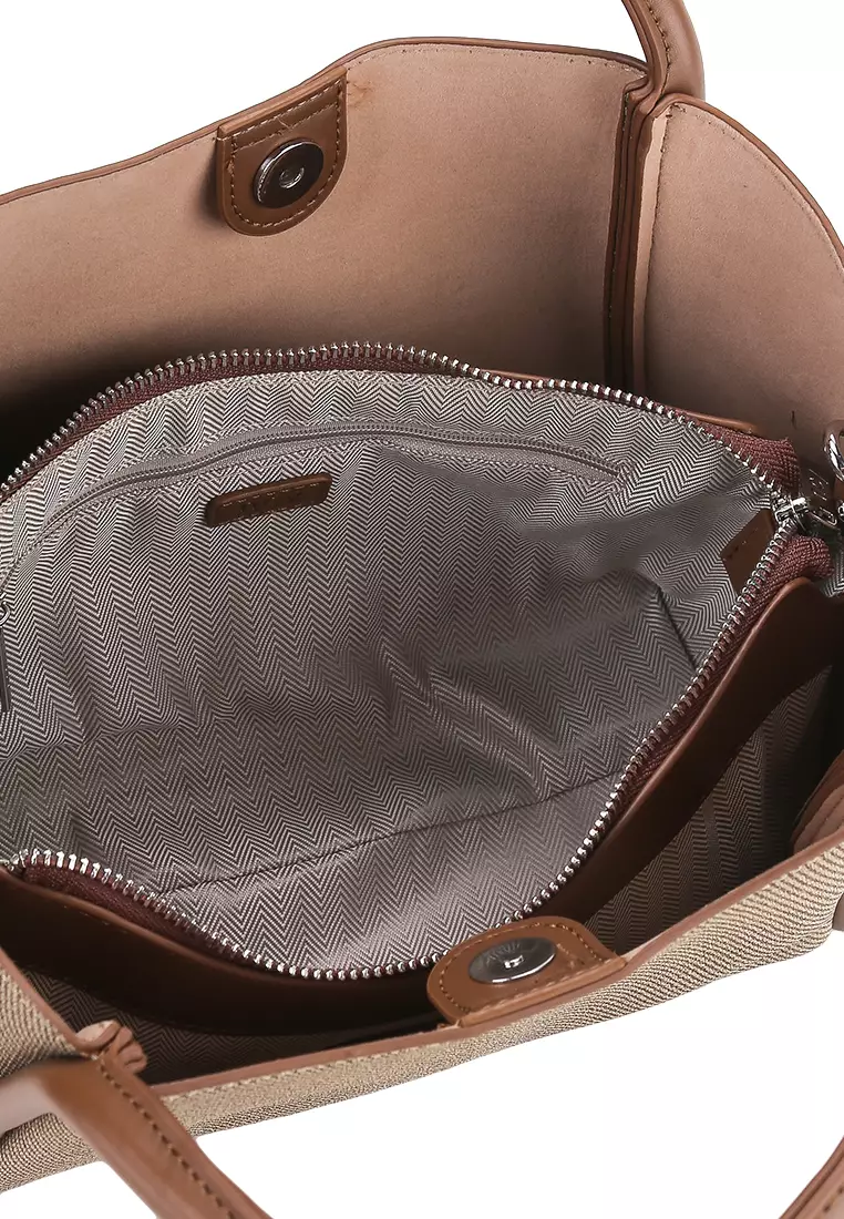 Wichita R2482-20 Top Handle Bag Dark Brown