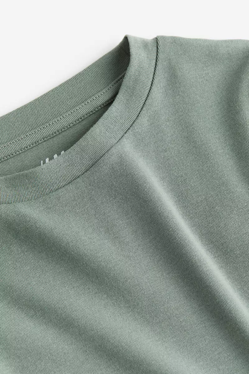 Long-sleeved jersey top