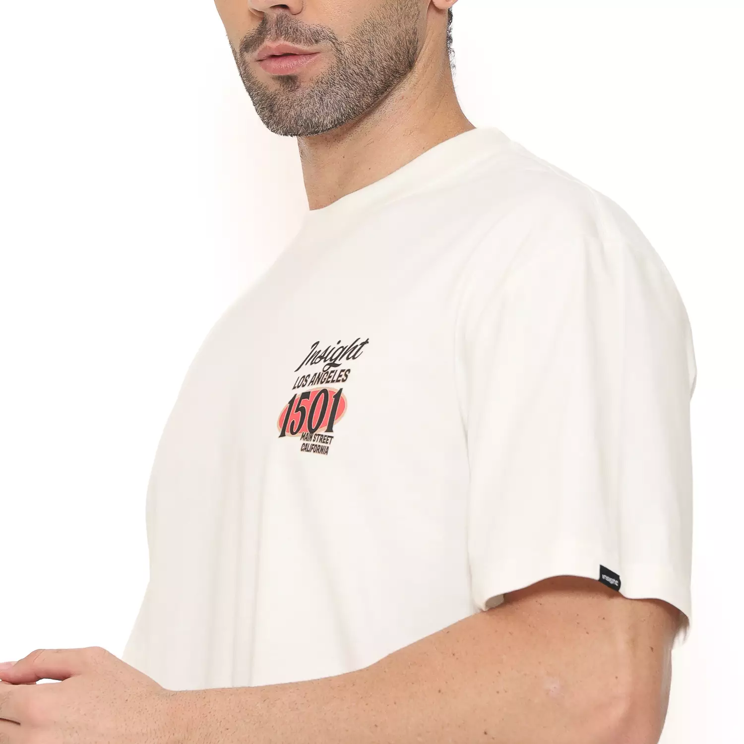 Insight Kaos Lengan Pendek Pria Barley Oversize Planet Surf