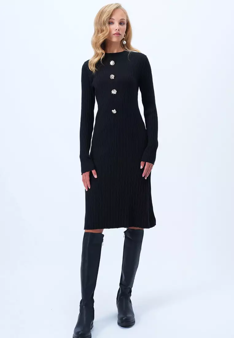 Cotton Knee Length Dress