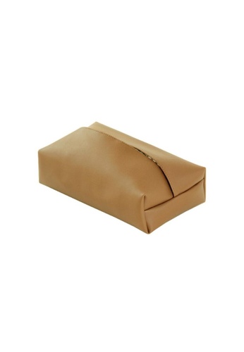 DILAS HOME PU Leather Tissue Paper Holder (Brown) EFC85HL8BE12F3GS_1