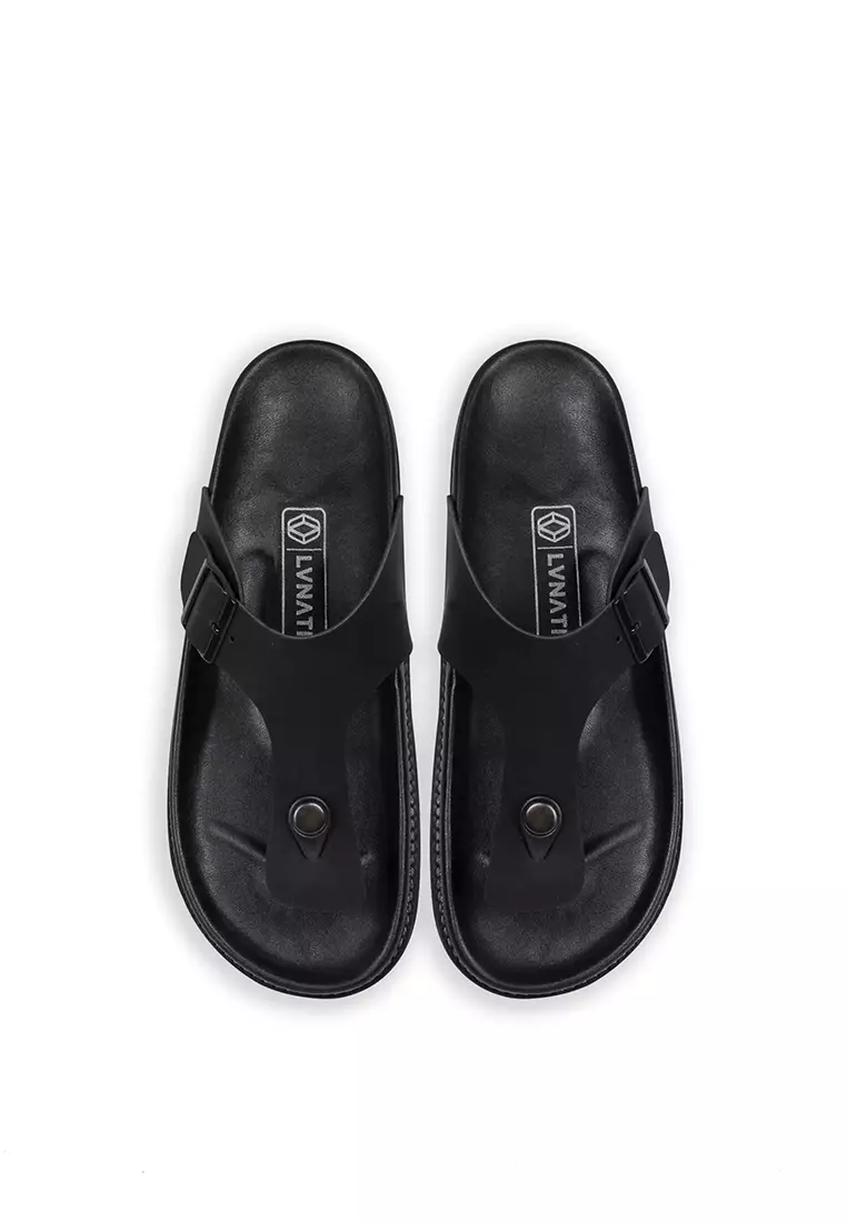 Lvnatica Azka Full Black Slippers Sandals