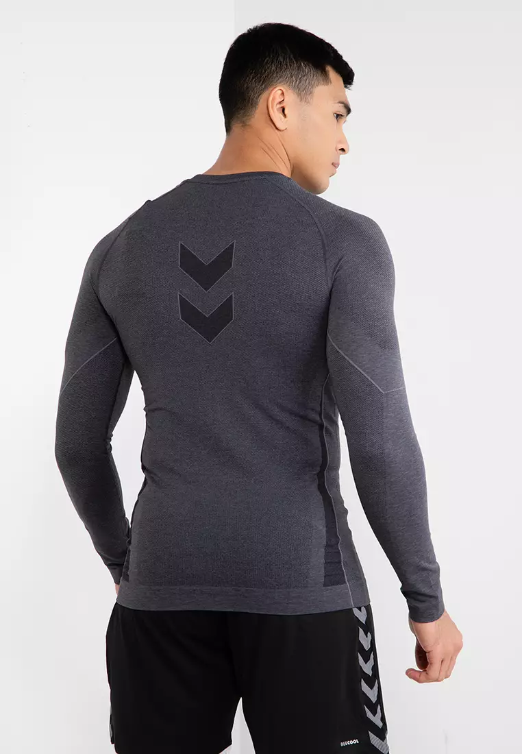 Seamless Long Sleeve Mesh T-Shirt
