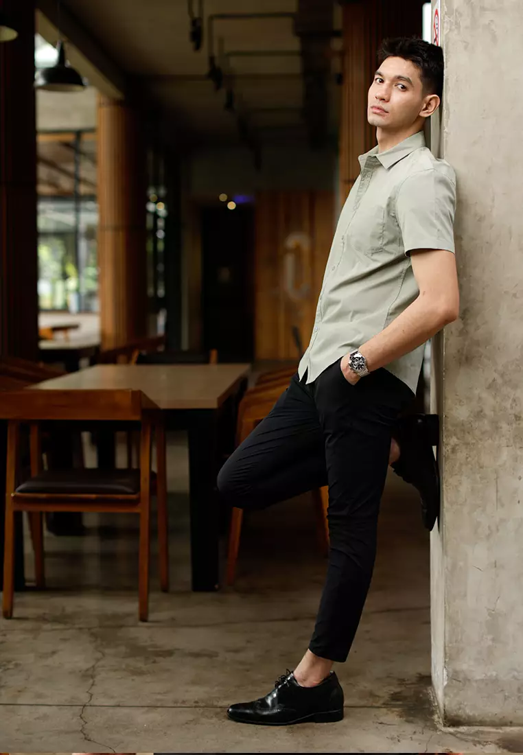 Oxcon Short Sleeve Business Shirt soft cotton Bamboo