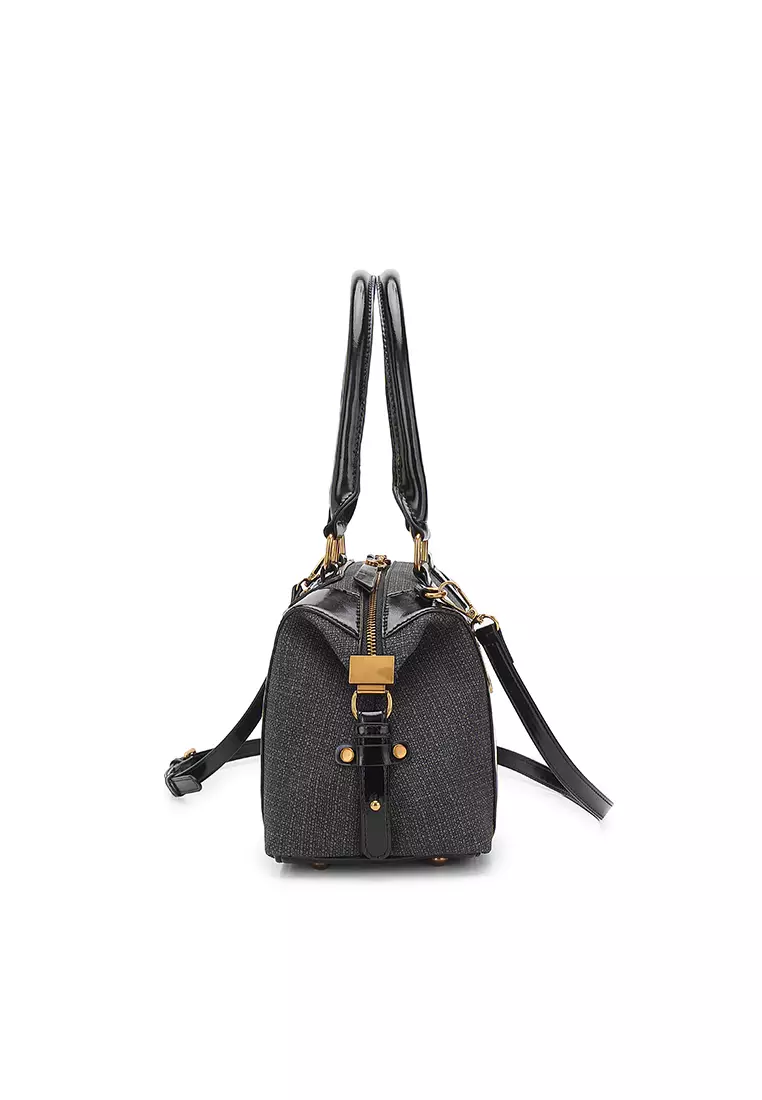 Women's Top Handle Bag / Sling Bag / Crossbody Bag / Shoulder Bag - Black