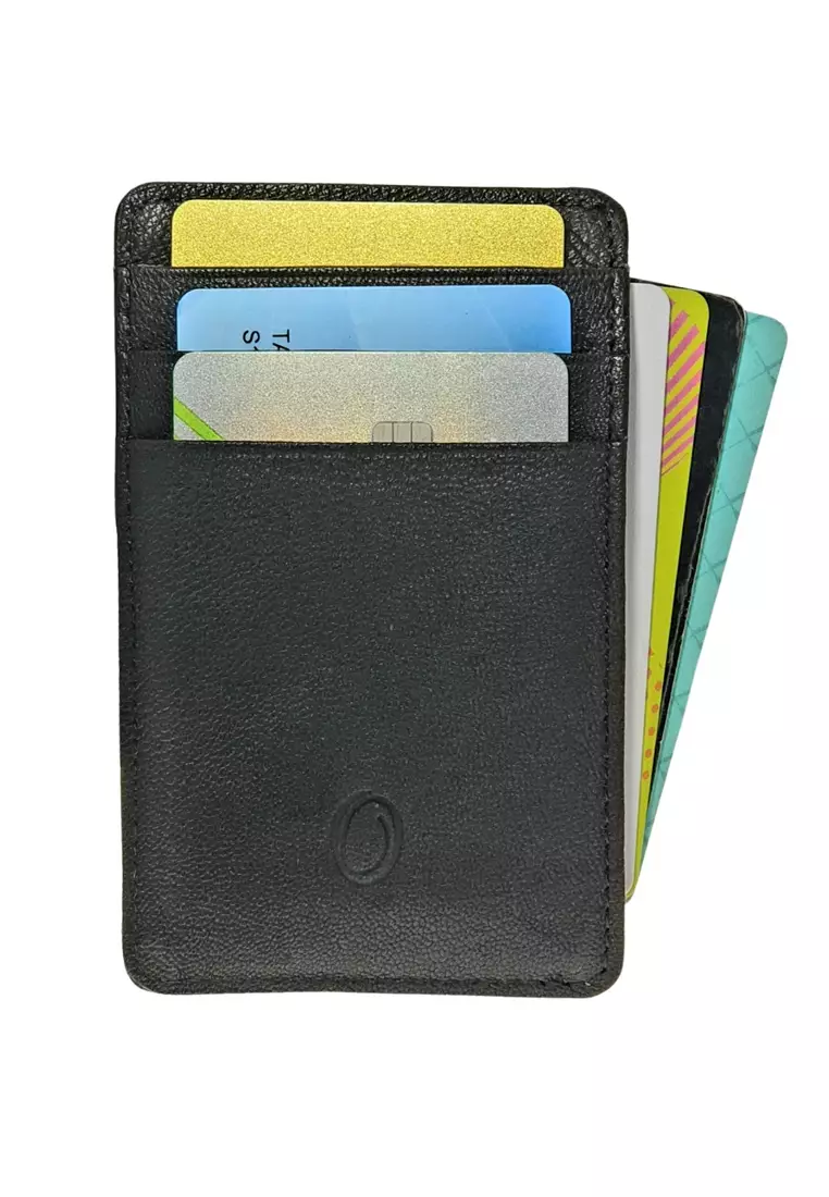 Buy Oxhide Vertical Leather cardholder-Card Sleeve - Oxhide 3601 Black ...