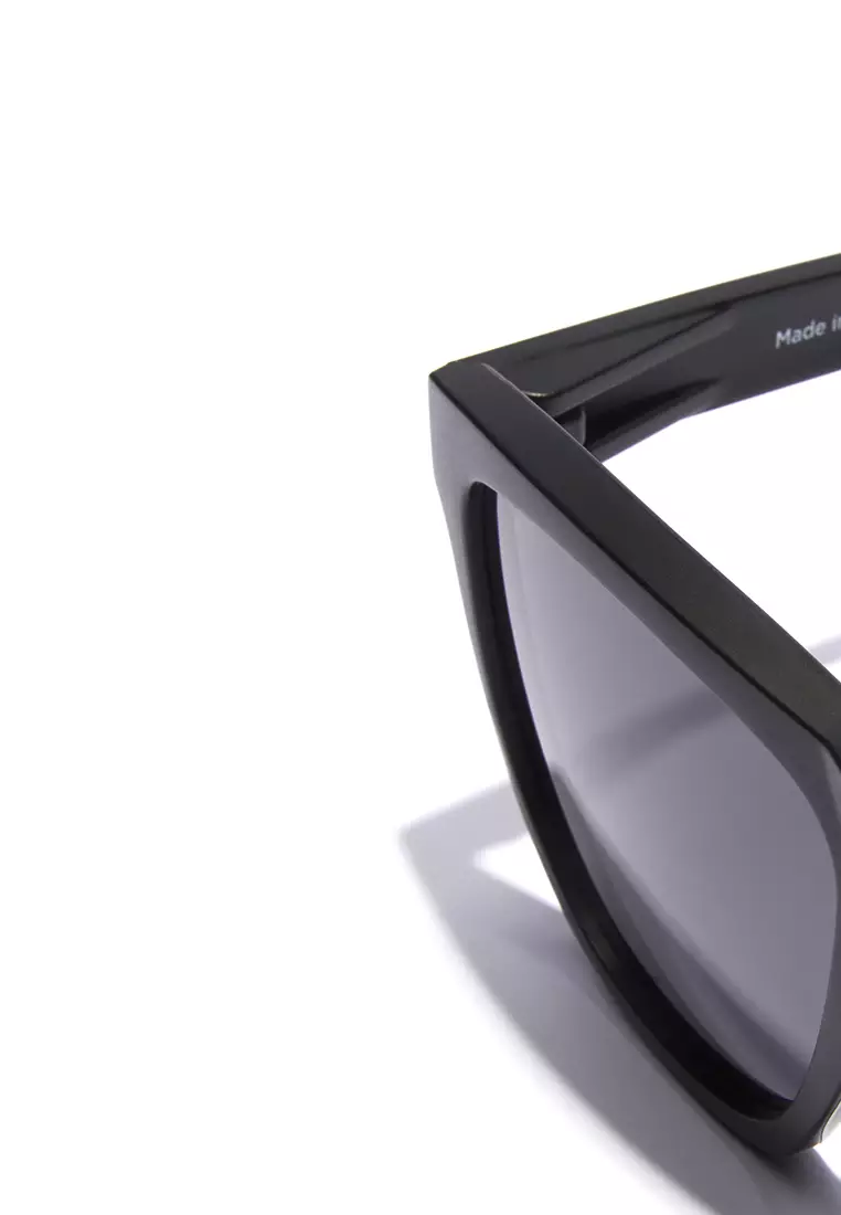 HAWKERS Polarized Black Dark One Ls Raw Sunglasses For Men And Women, Unisex. Official Product Designed And Made In Spain