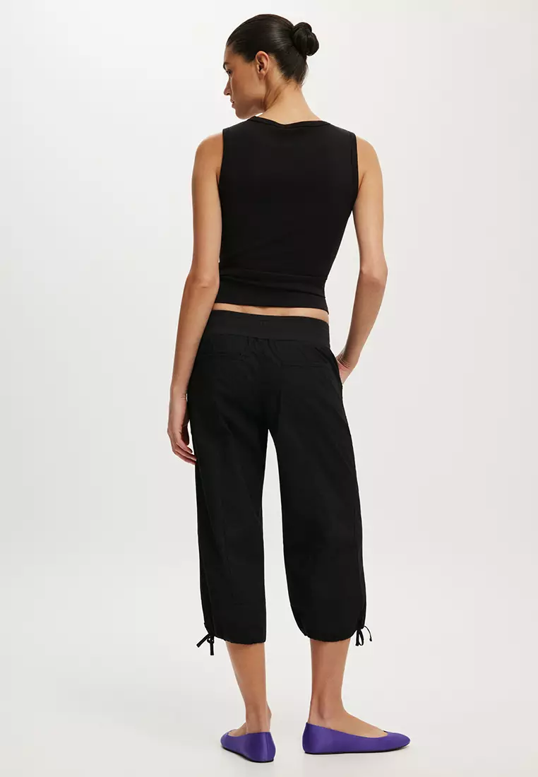 Buy Cotton On Utility Rib Waist Capri Pants 2026 Online | ZALORA