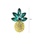 Glamorousky green Fashion Bright Plated Gold Pineapple Brooch with Cubic Zirconia 4296CACF46BE76GS_2