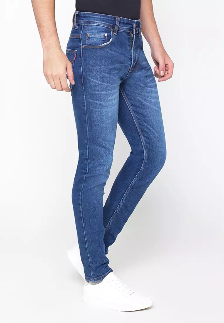 2Nd RED Celana Jeans Slim Fit Ever Green JS3212