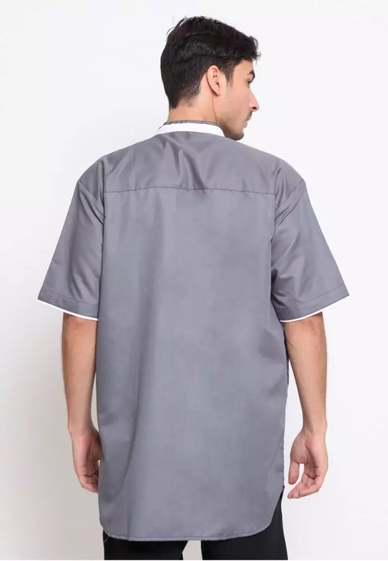 Zayidan Baju Koko Gamis Muslim Pria Izzul - Abu