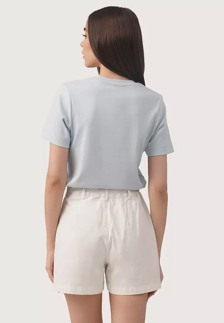 Interlock T-Shirt With Side Slit