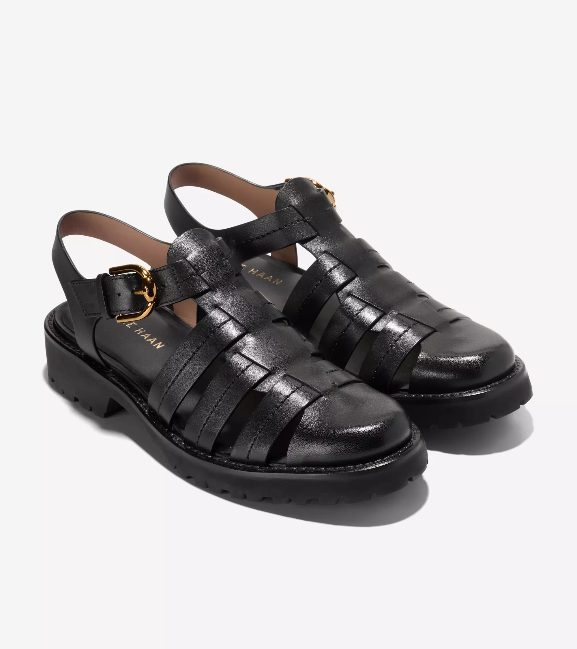 Cole Haan Women Tatiana Fisherman Sandals - (Black)