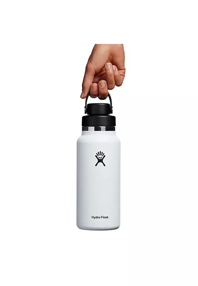 Botol Minum White 32 Ounce Hydro Flask Hydro Flask Wide Mouth 32