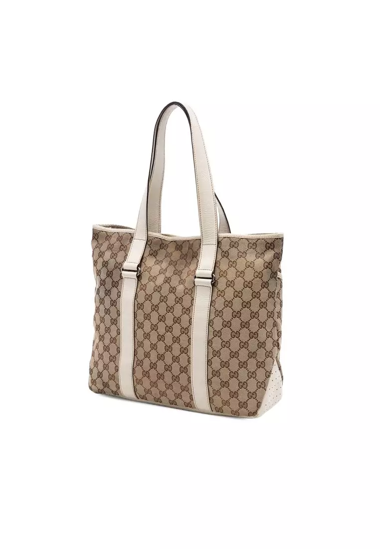 Pre-Loved Gucci Gg Canvas Tote