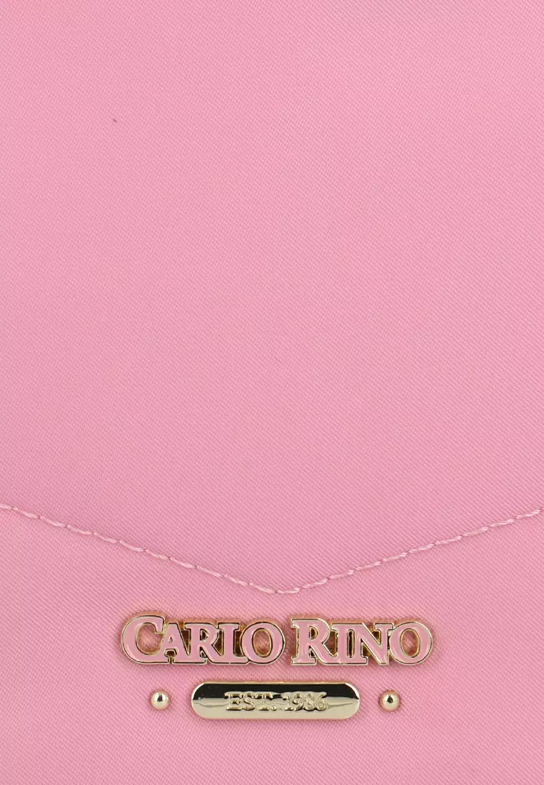 Cuddly Nylon Handbag S - Pink