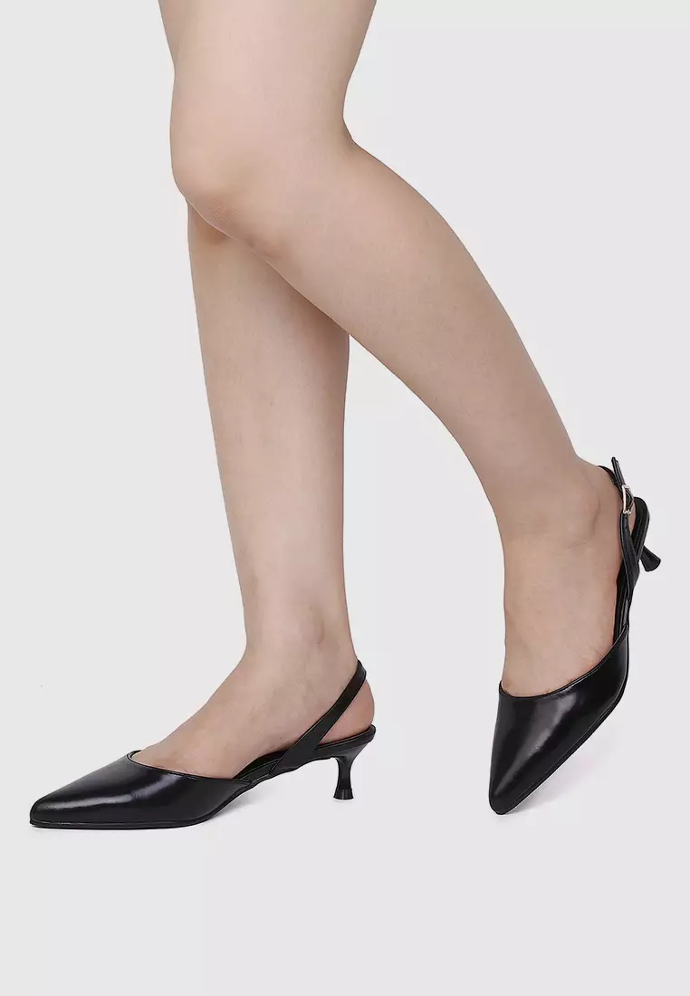 Estelle outlet slingback pump
