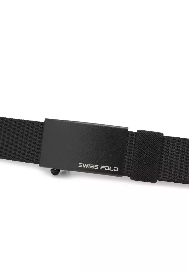 40mm Auto Canvas Belt - Black