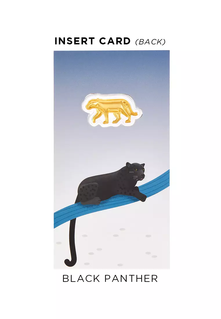 HABIB x Zoo Negara Collection 2025 (Black Panther) | 999.9 Gold Wafer (0.20g)