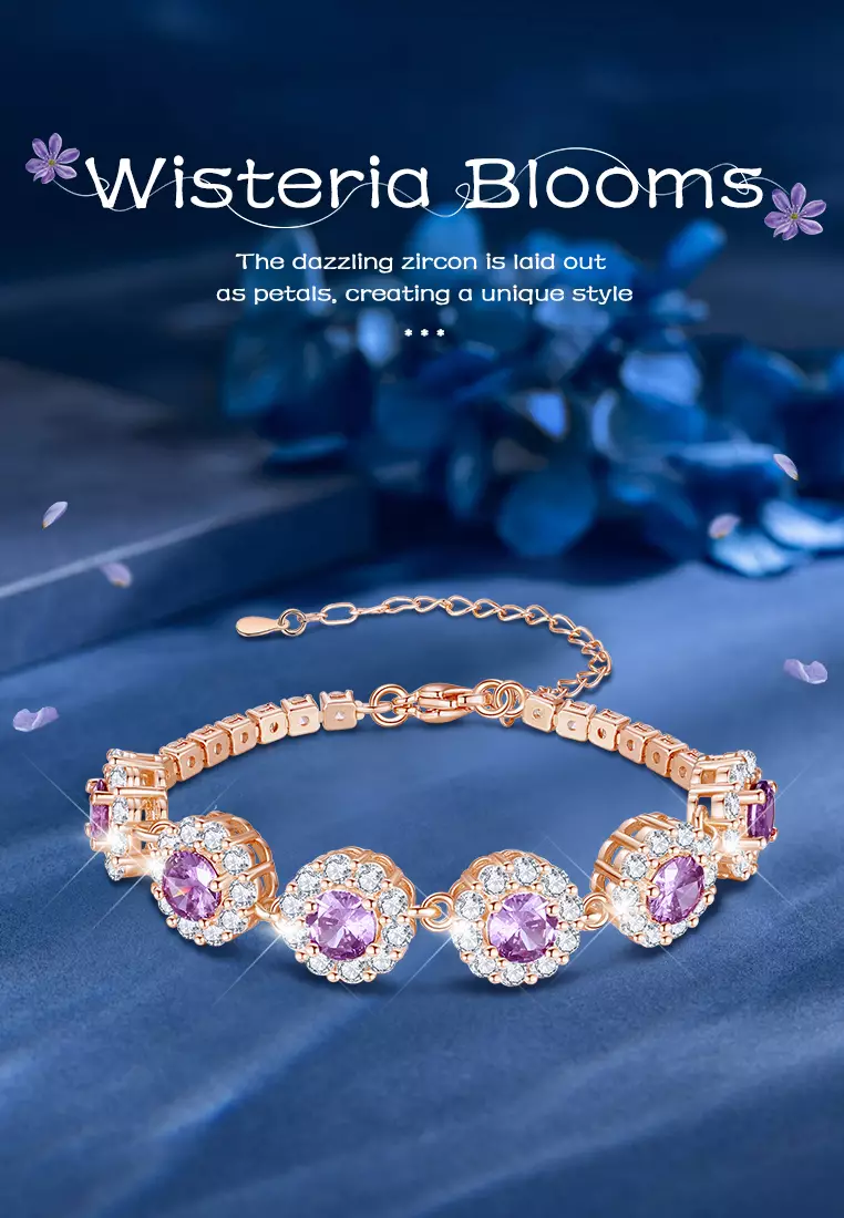 Gelang Wanita Berlian Korea Fashion Perhiasan Gelang Cewek Original Titanium Bracelets