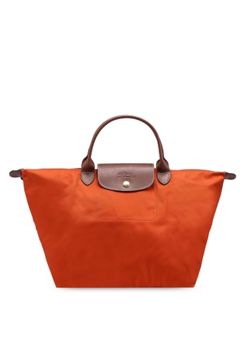 Longchamp orange Le Pliage Original Top Handle Bag (zt) 6ADCBAC11AC411GS_1