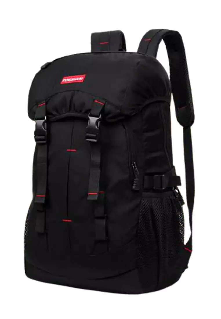 Dermash Tas Gunung Outdoor Waterproof  Pria Dan Wanita Material Fabric ORIGINAL - Black