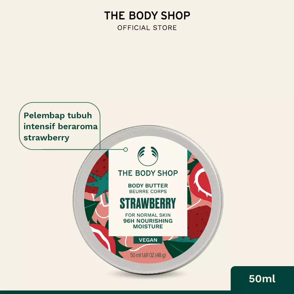 Strawberry Body Butter 50Ml