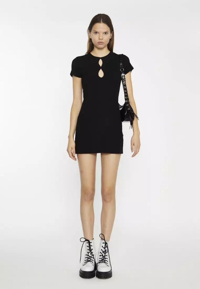 Keyhole Bodycon Mini Dress