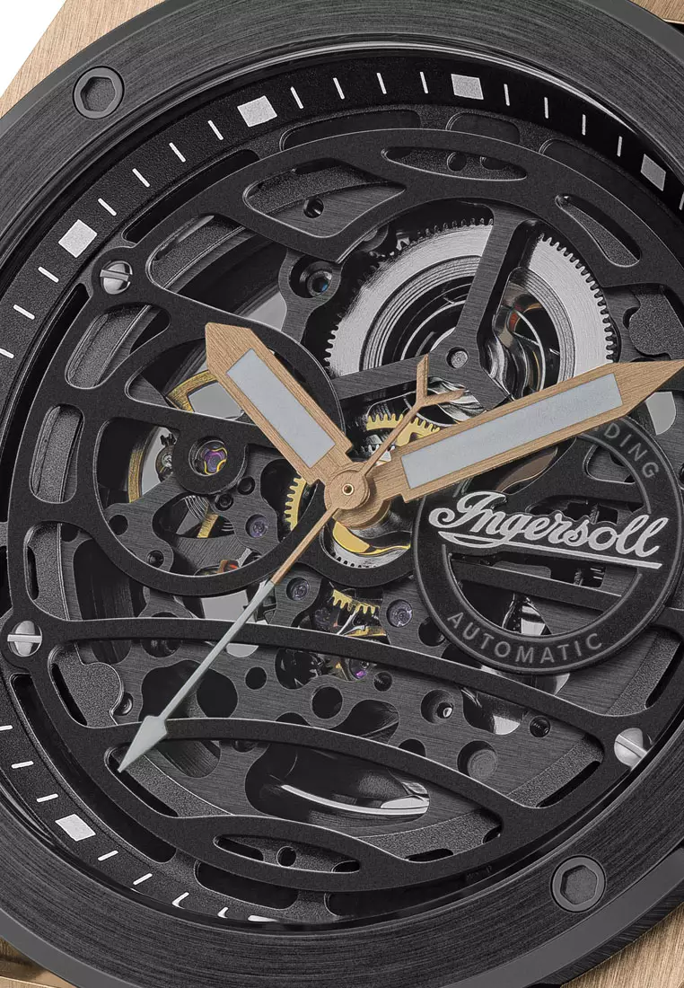 Buy Ingersoll Ingersoll The Springfield Black Leather Analog