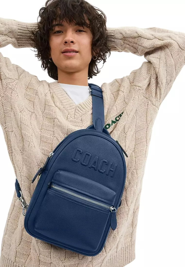Buy Coach Mens Charter Pack With Coach Graphic - Navy 2026 Online | ZALORA