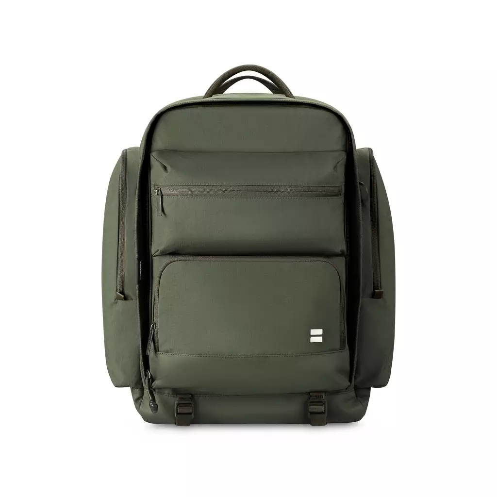 Neo Extricate Laptop Backpack 15 Inch Tas Ransel Kerja Kuliah Travel Ringan Tas Besar Stylish 34 L - Olive