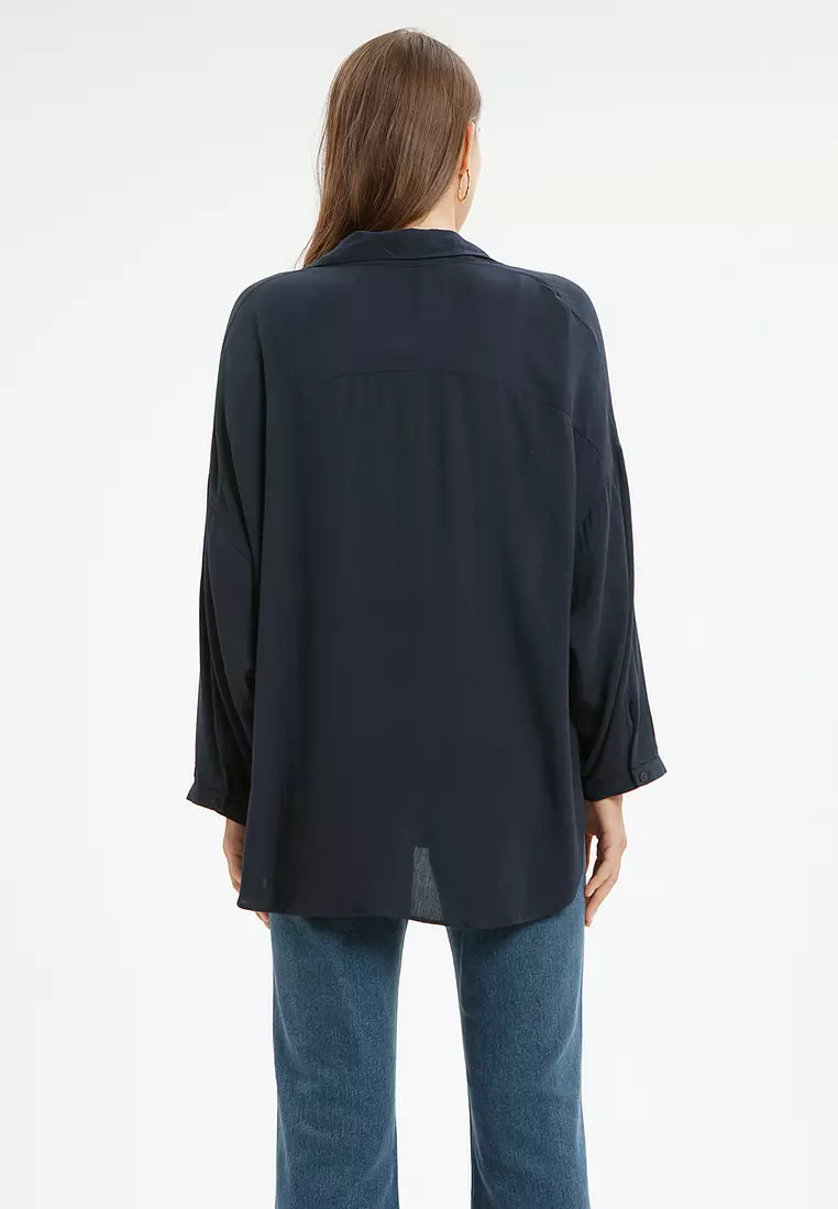 MInimal Malla Overslag Top Navy