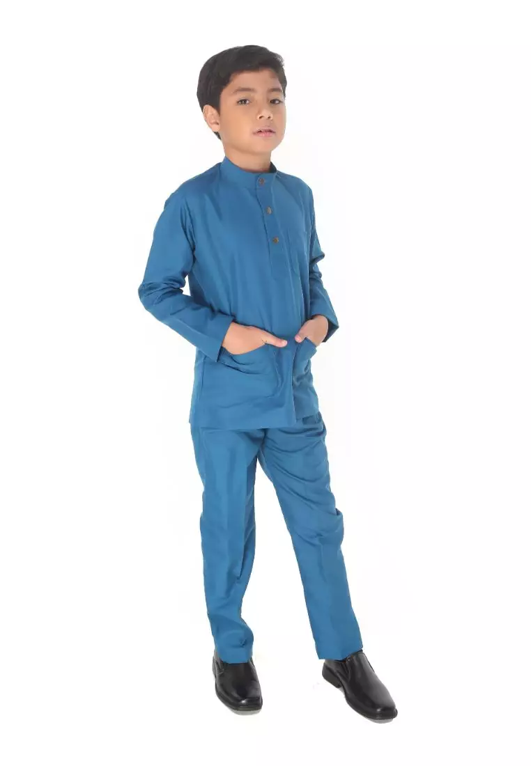 Baju Melayu Moden Cekak Musang for Kids