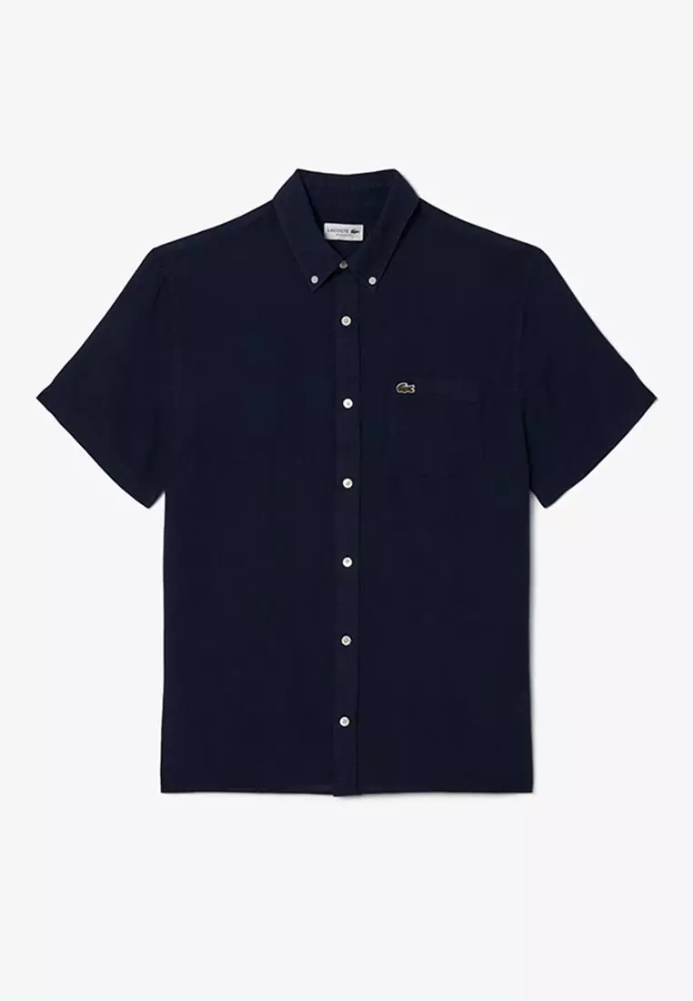 Short Sleeved Linen Shirt