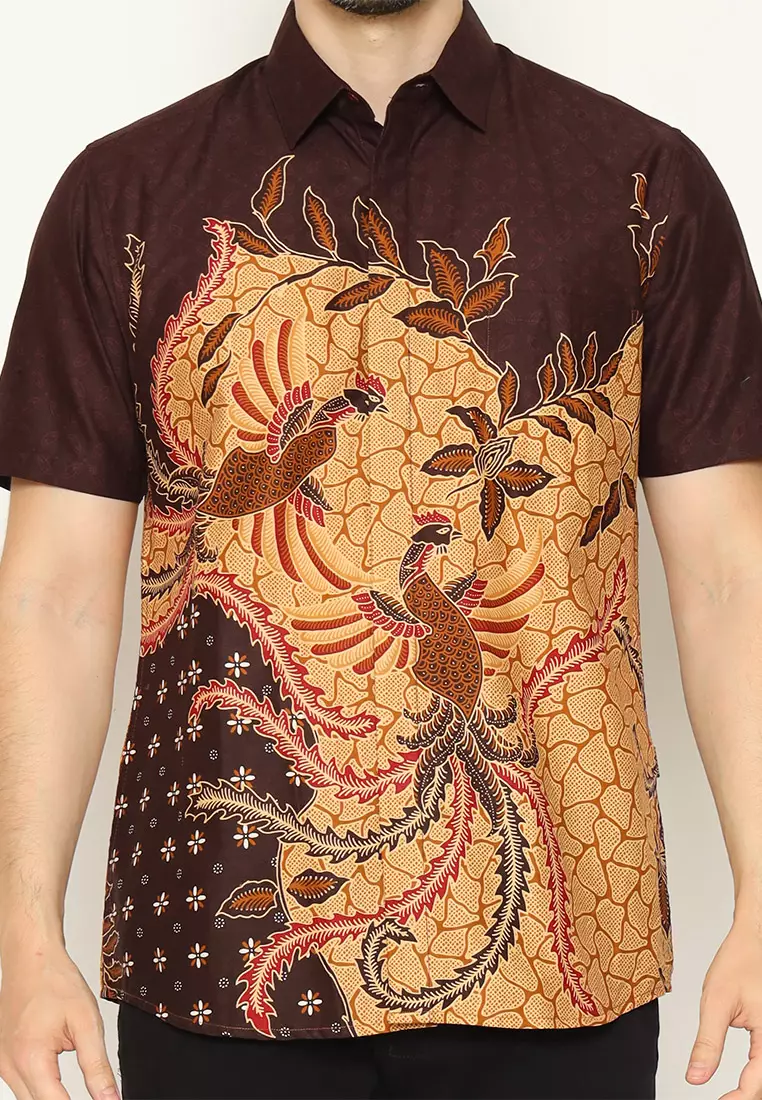 My Aksa batik Pria Kemeja Pendek Bram Belva