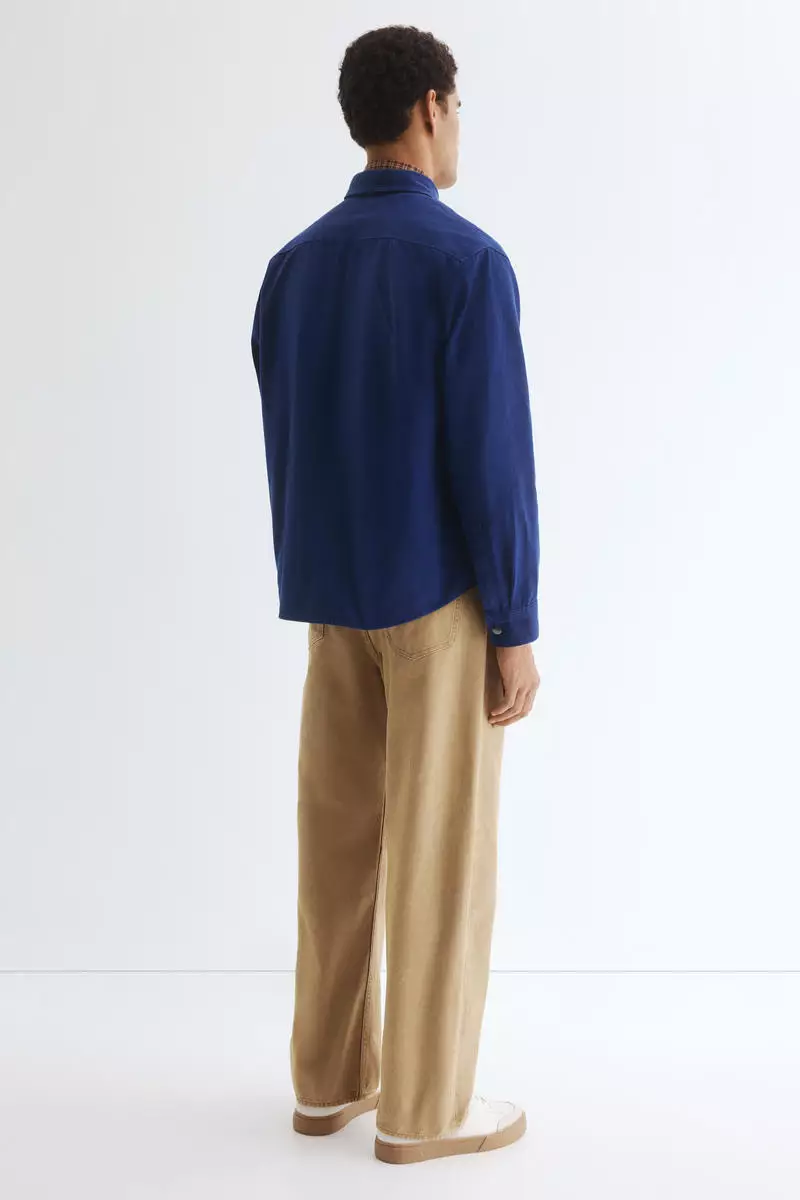 Oversized Fit Canvas overshirt