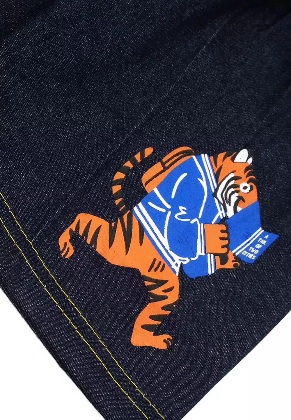 Wakakids Setelan Bayi Laki Laki Baju Lengan Pendek Anak Usia 12 Bulan Hingga 18 Bulan Set Celana Jeans Motif Tiger 3399 Hijau