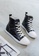 Twenty Eight Shoes black High Top Smart Causal Leather Sneakers RX12832 D381CSHB01C29EGS_7