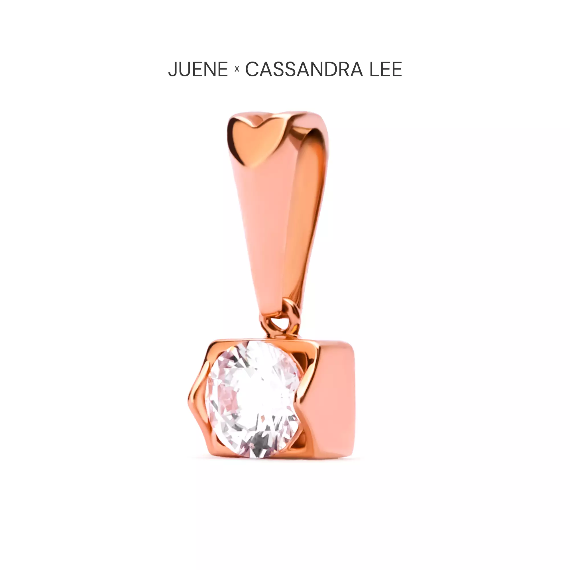 Liontin Emas 7k - Cheer Gold Pendant - Juene x Cassandra Lee Enchanted Collection - Juene Jewelry